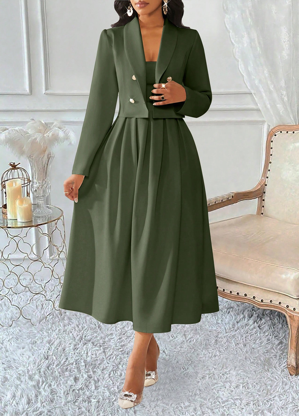 Костюм (жакет, спідниця) SHEIN (367802720)