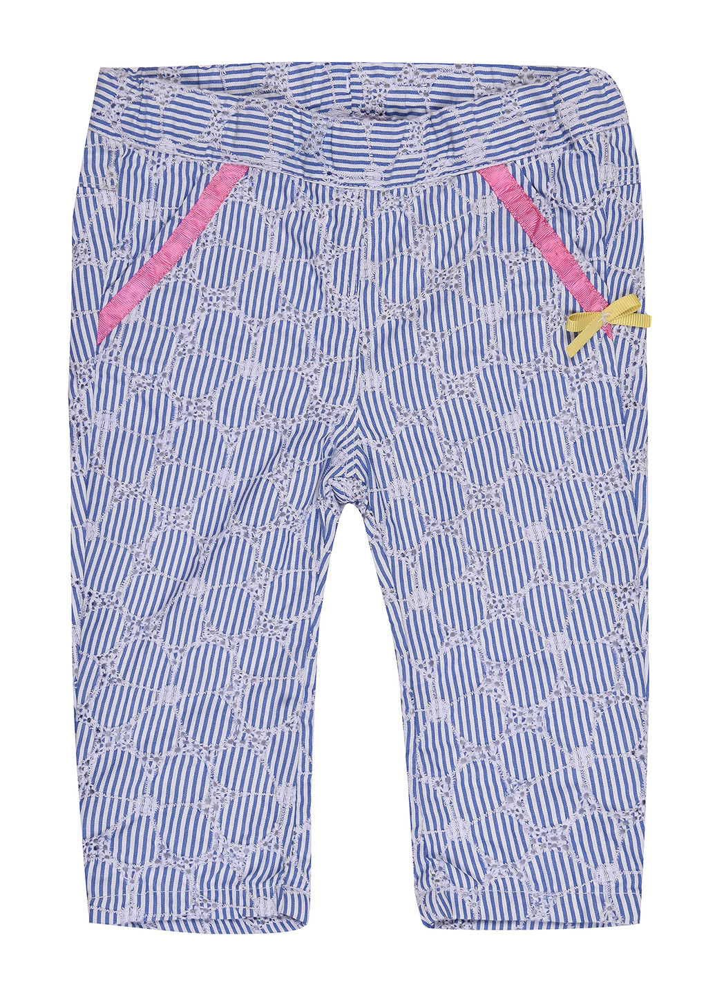 Голубые кэжуал летние зауженные брюки S.Oliver