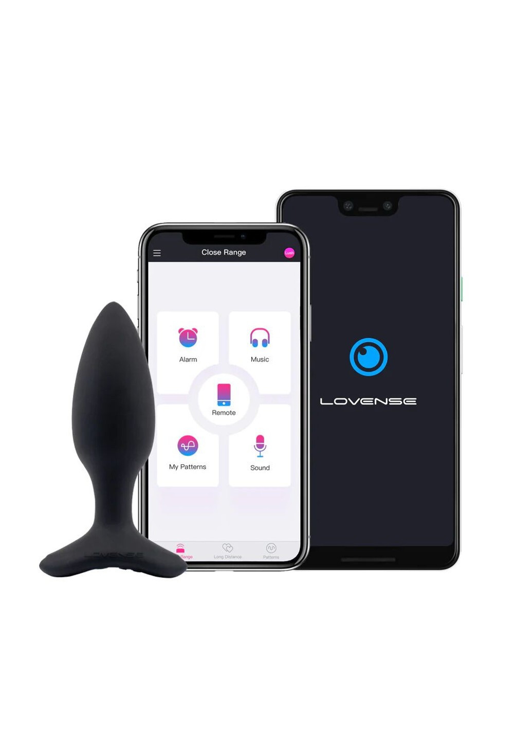 Анальная смарт вибропробка Hush 2, размер S Lovense (254785207)