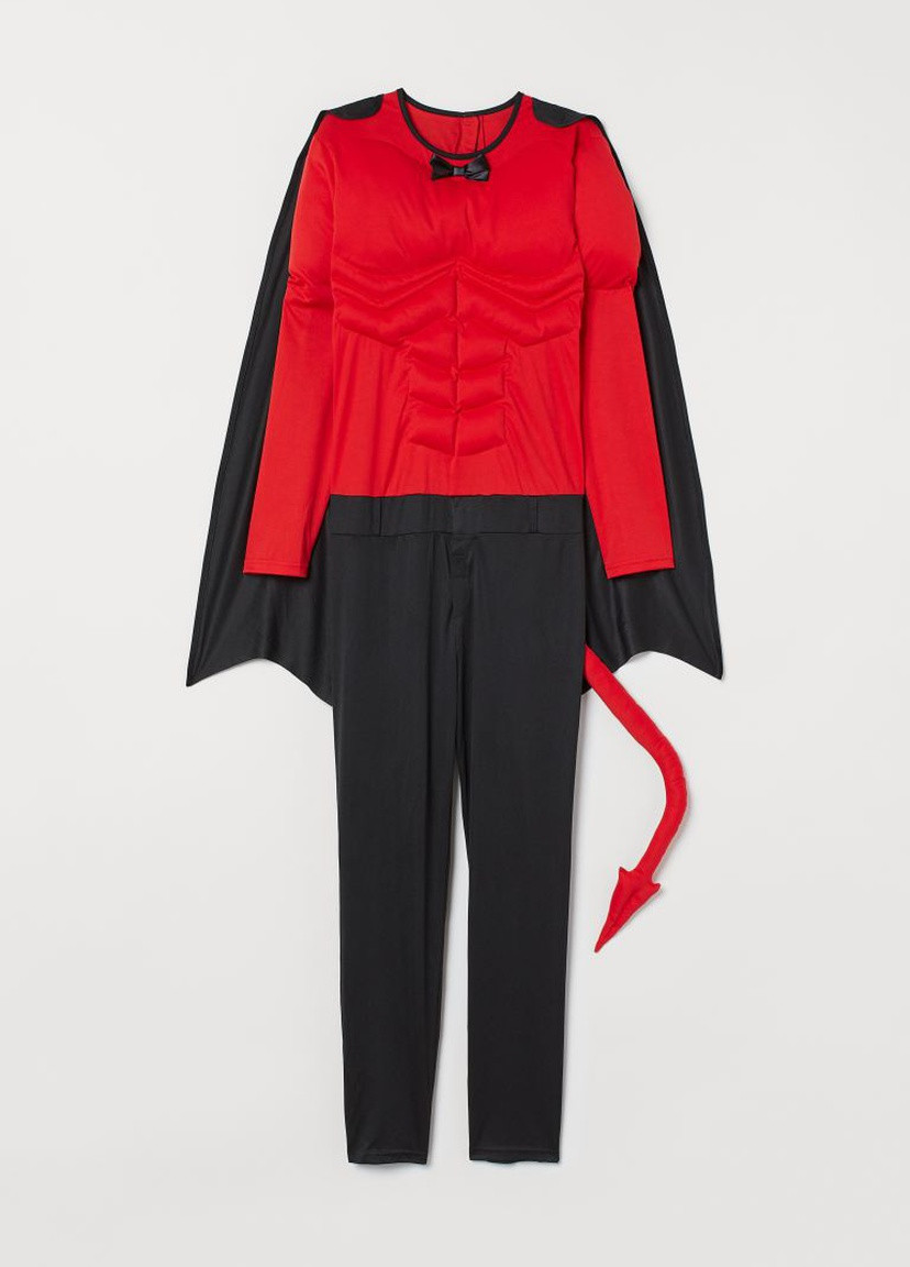 Красный демисезонный костюм дьявола красный H&M