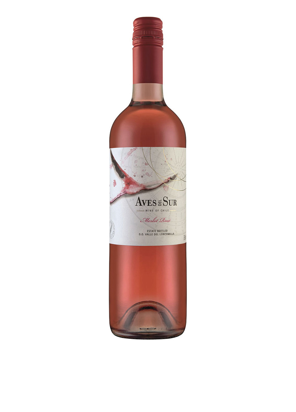 Вино Aves del Sur Merlot рожеве напівсухе, 0,75л Vina Carta Vieja тихое (165960832)