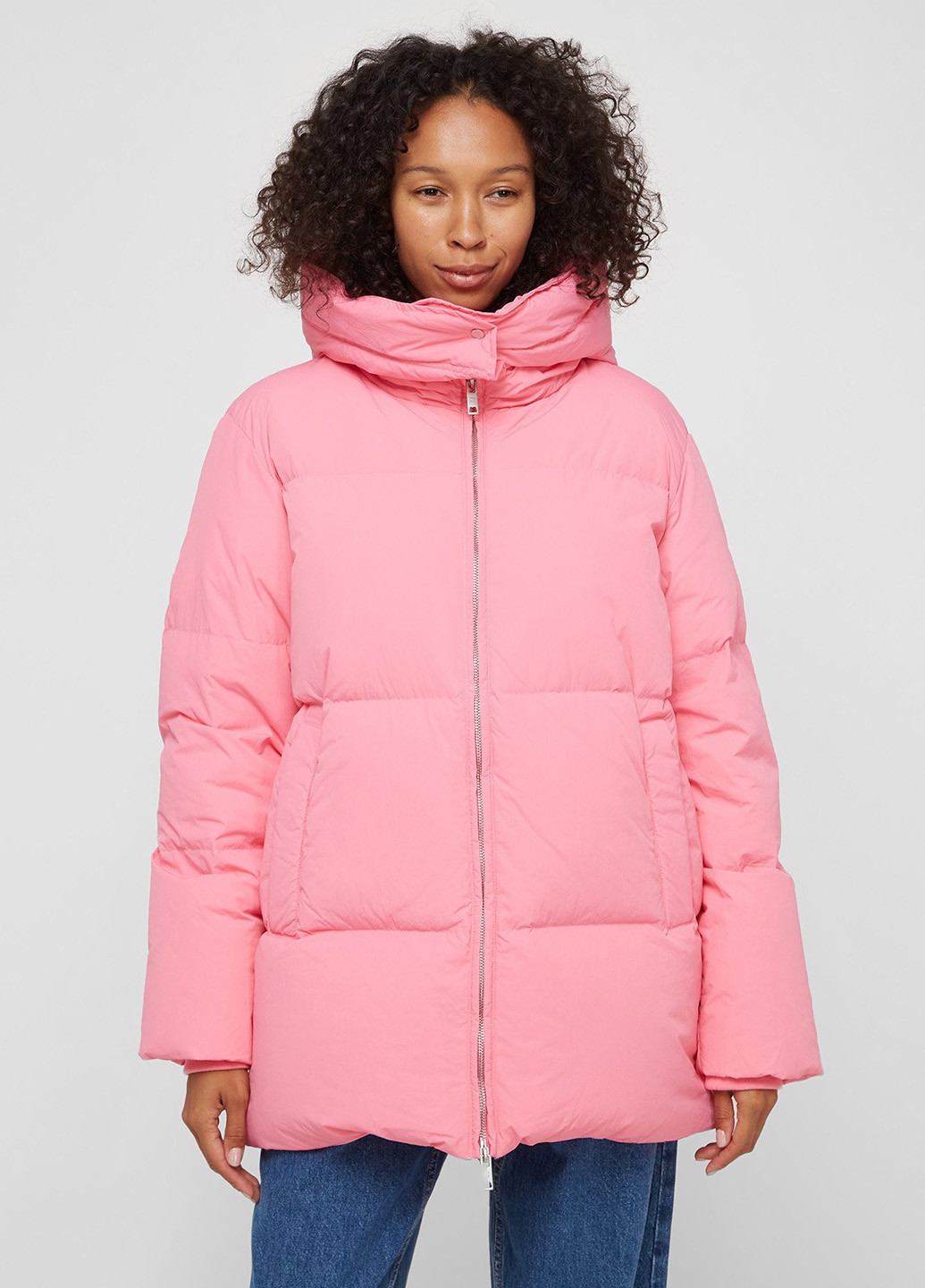 Розовый зимний Пуховик PRPY