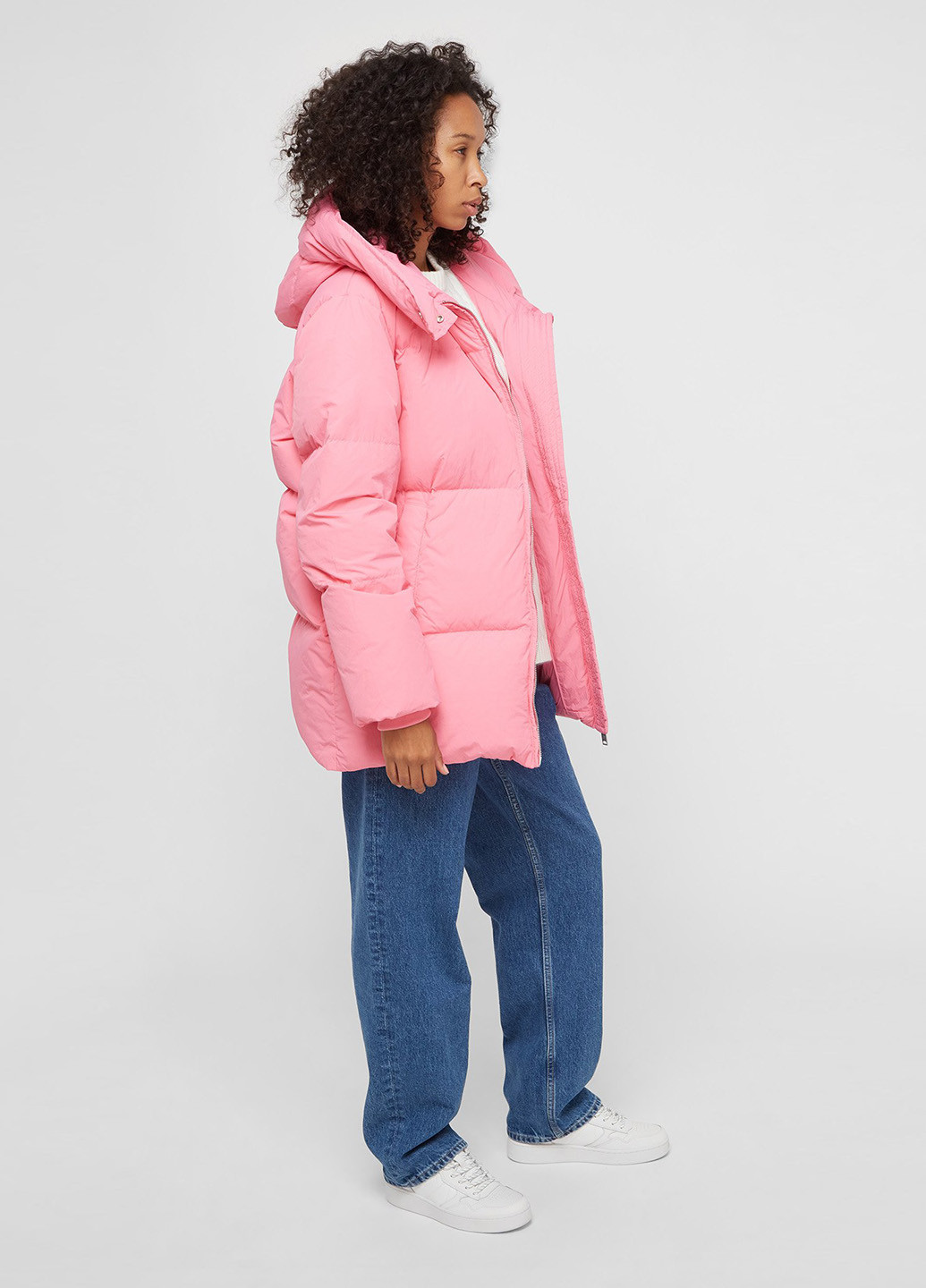 Розовый зимний Пуховик PRPY