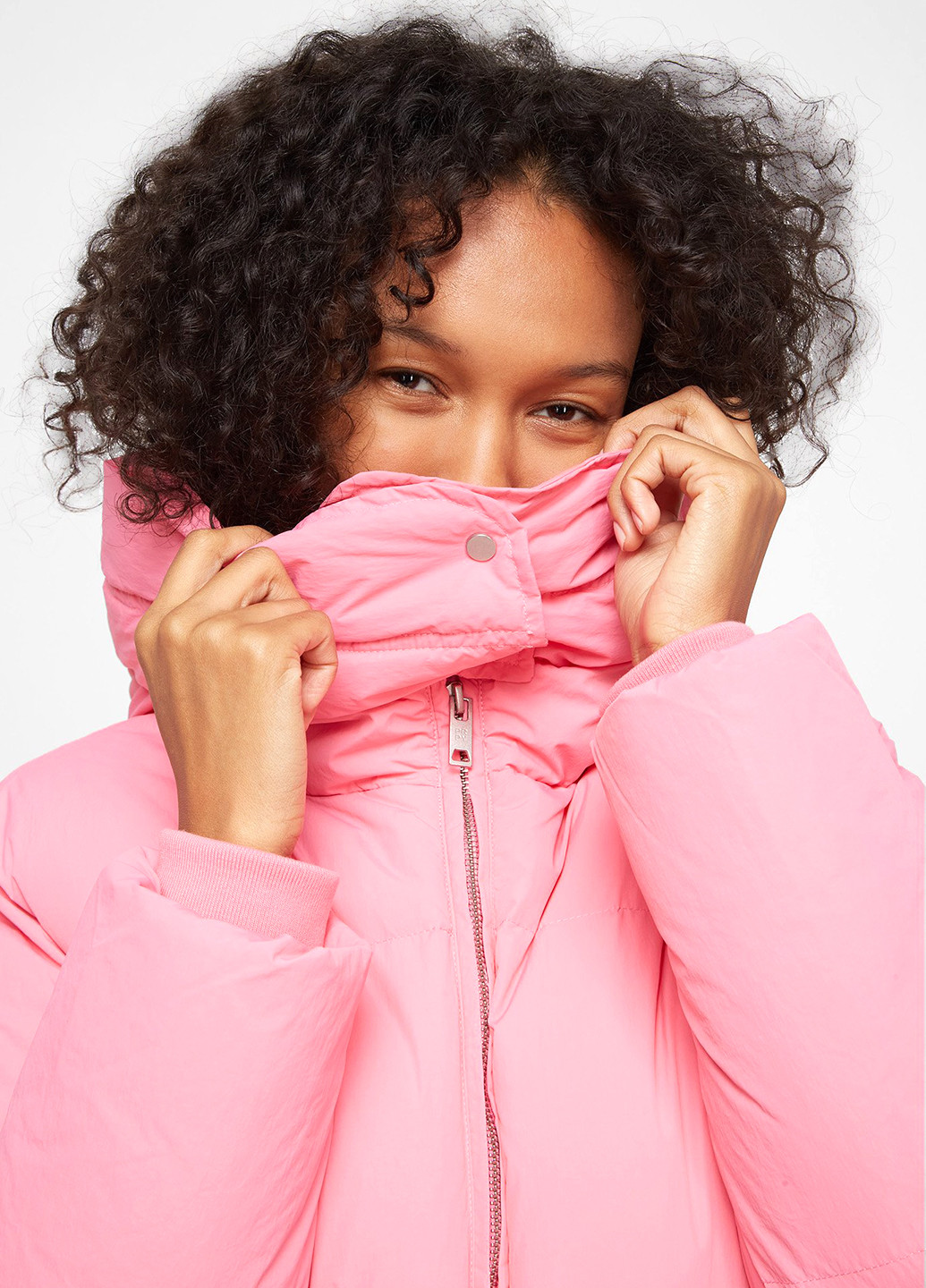 Розовый зимний Пуховик PRPY