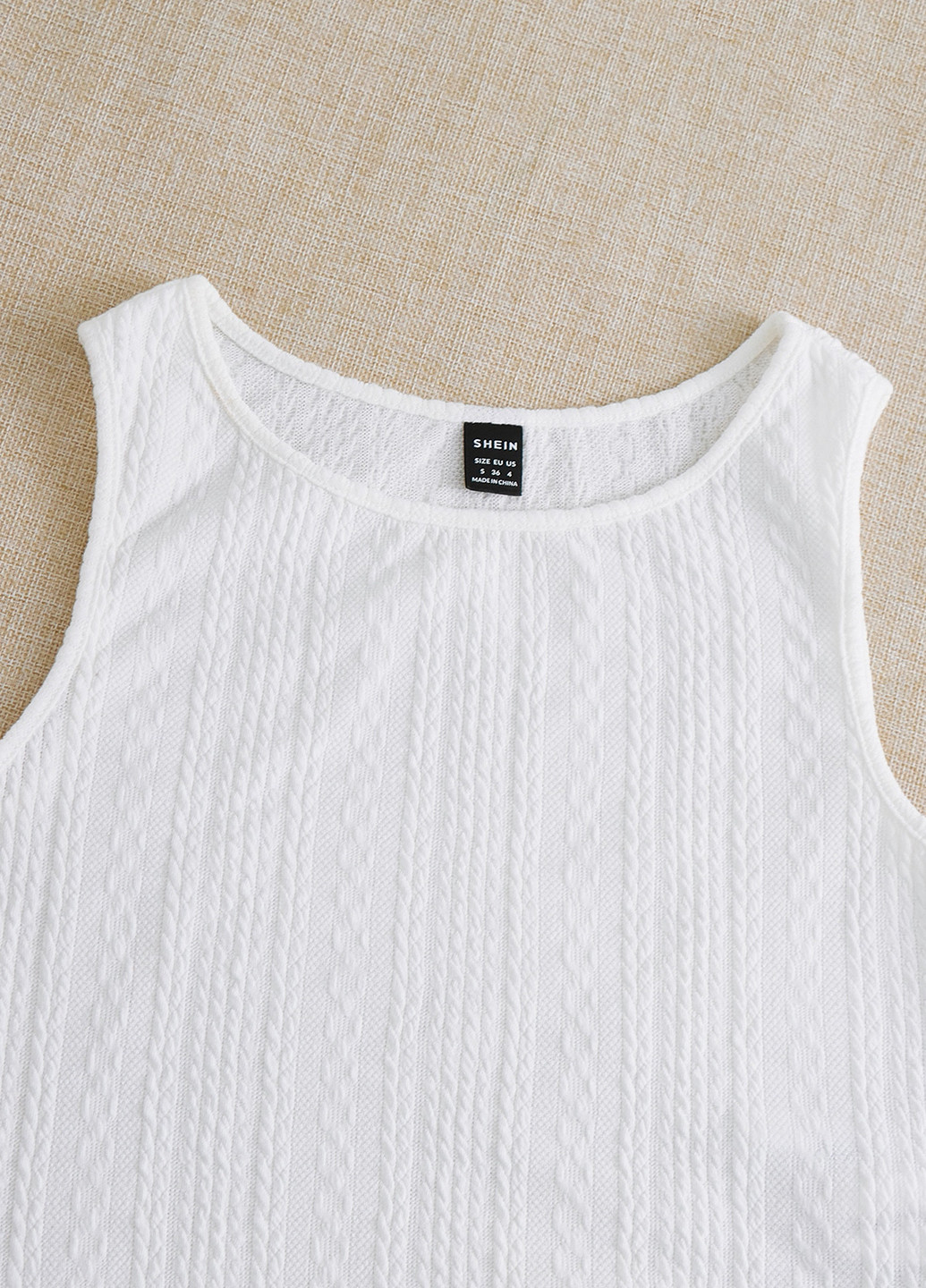 Комбинированный летний костюм (топ, брюки) SHEIN