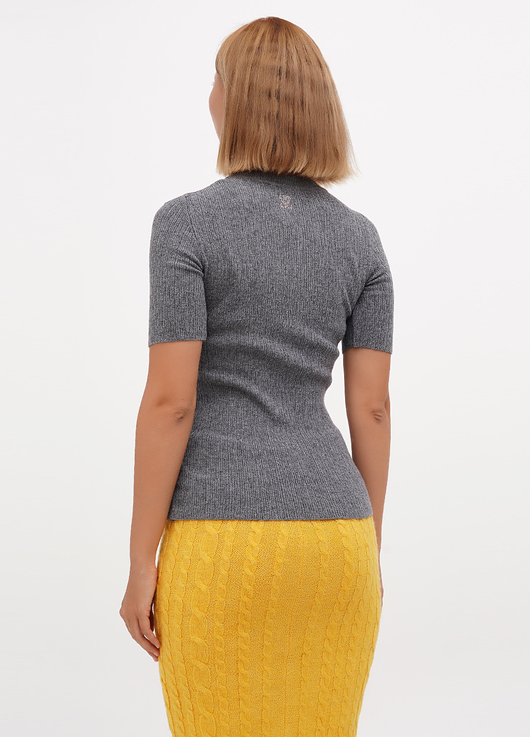 Сірий літній джемпер джемпер Sassofono