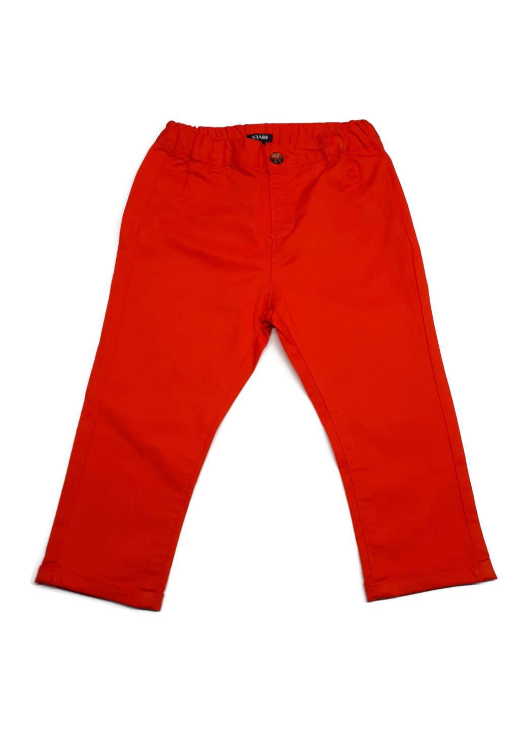 Красные кэжуал демисезонные брюки Kiabi