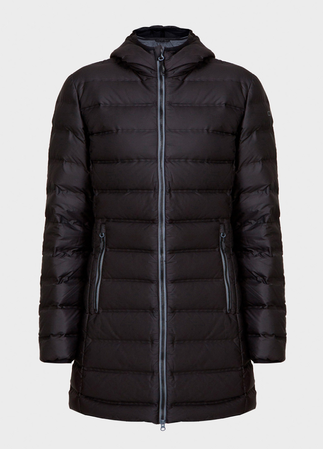 Черная зимняя куртка CMP WOMAN PARKA FIX HOOD 3Z23076