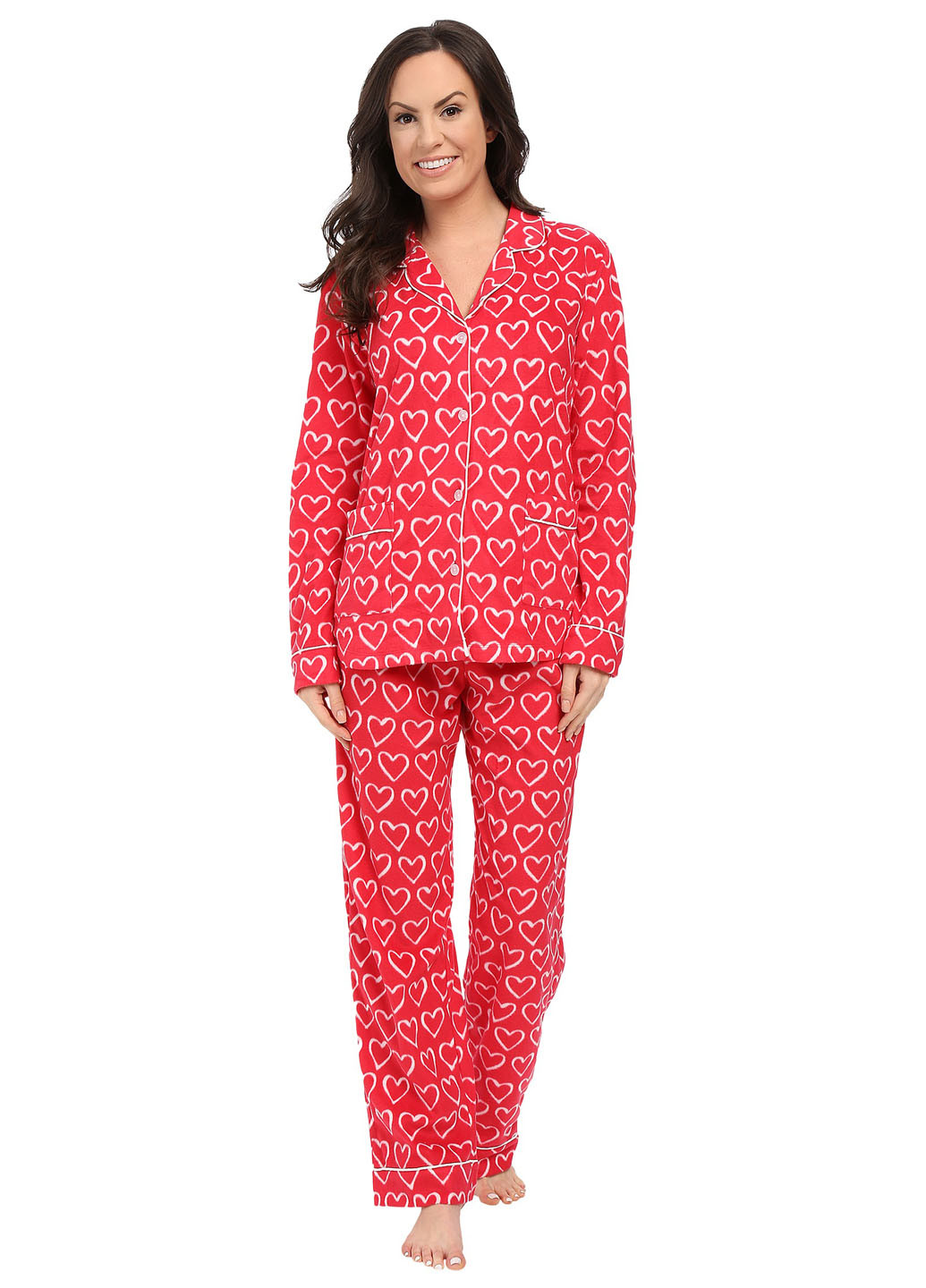 Красная всесезон пижама DKNY
