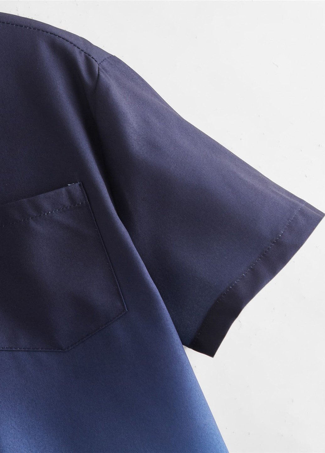 Синяя кэжуал рубашка с градиентным узором SHEIN