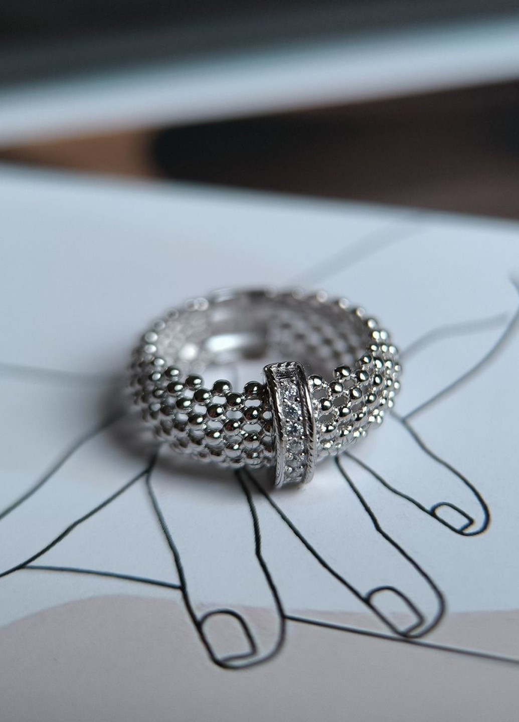 Кольцо Silver Flame (336574433)