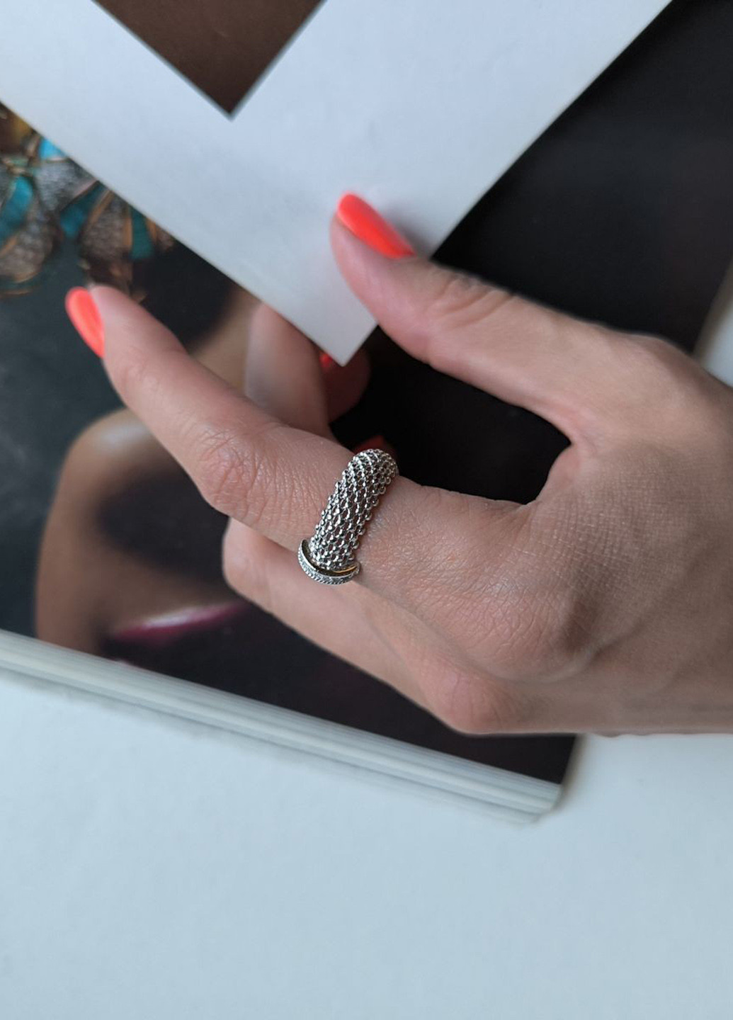 Кольцо Silver Flame (336574433)