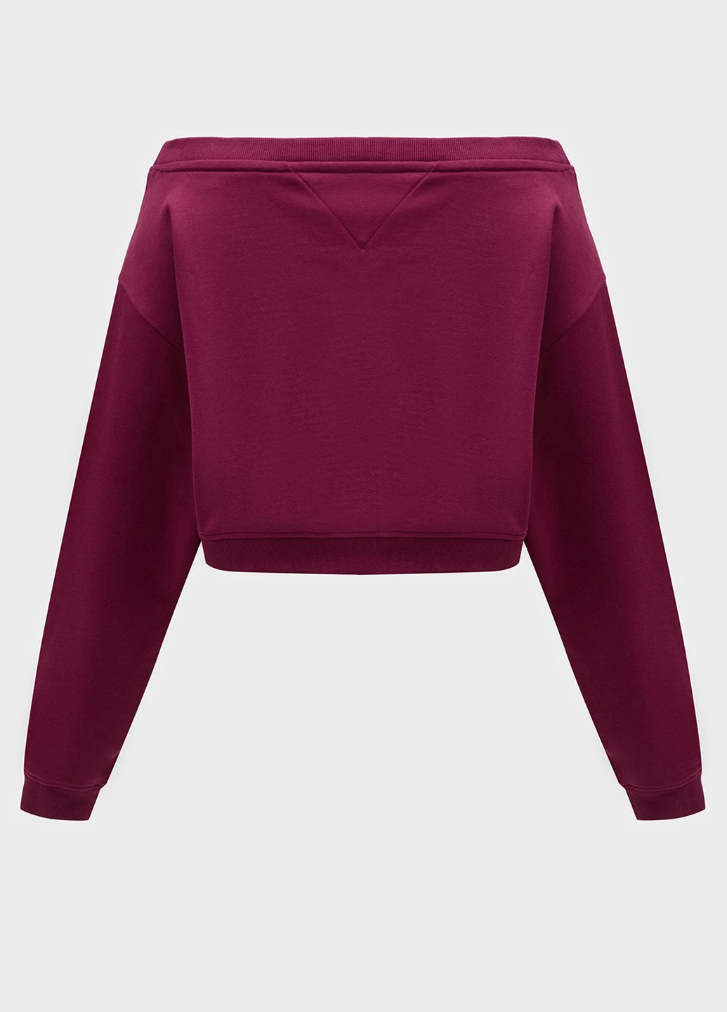 Вишневый свитшот Tommy Jeans однотонный вышивка (315050522)