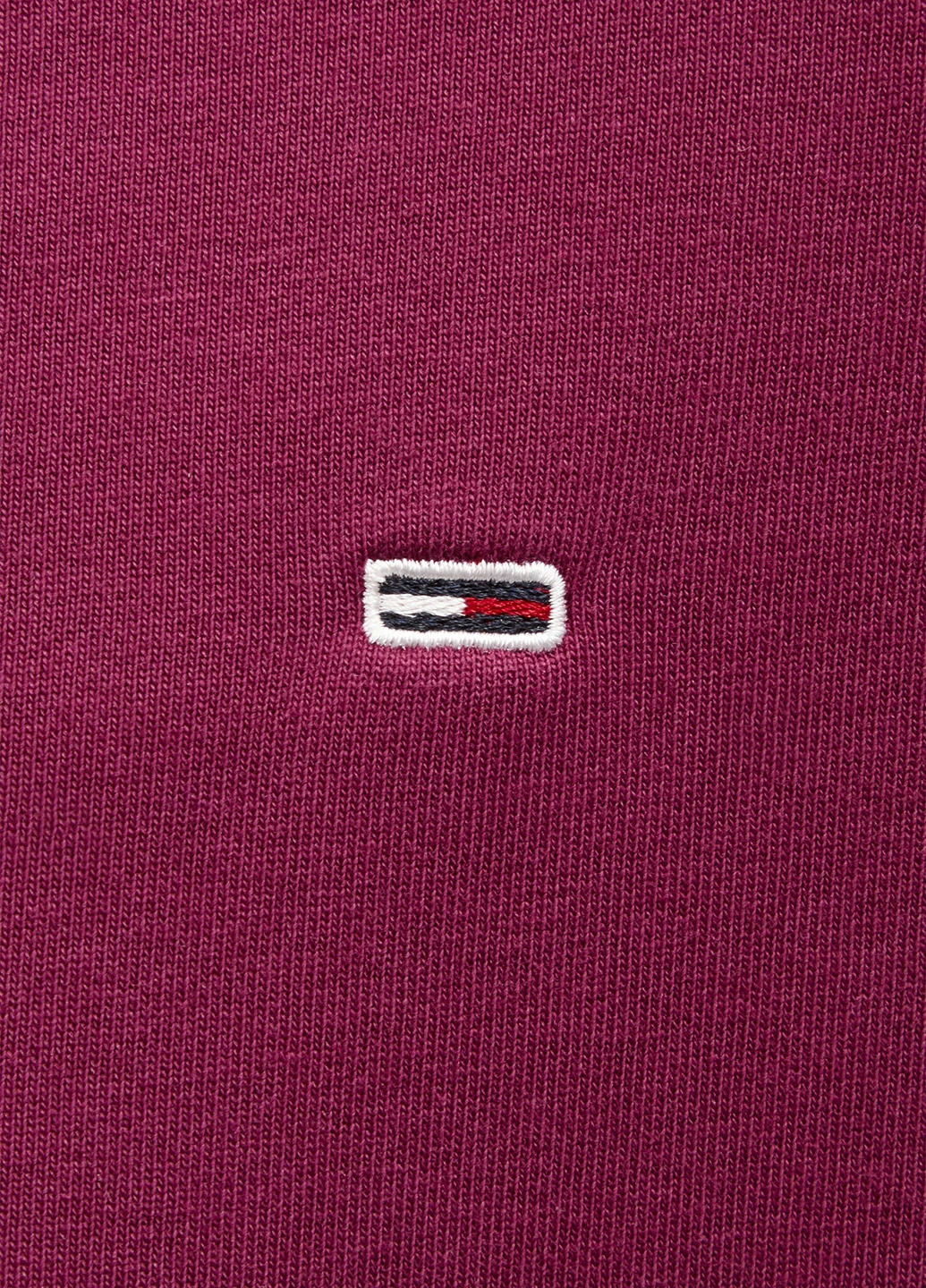Вишневый свитшот Tommy Jeans однотонный вышивка (315050522)