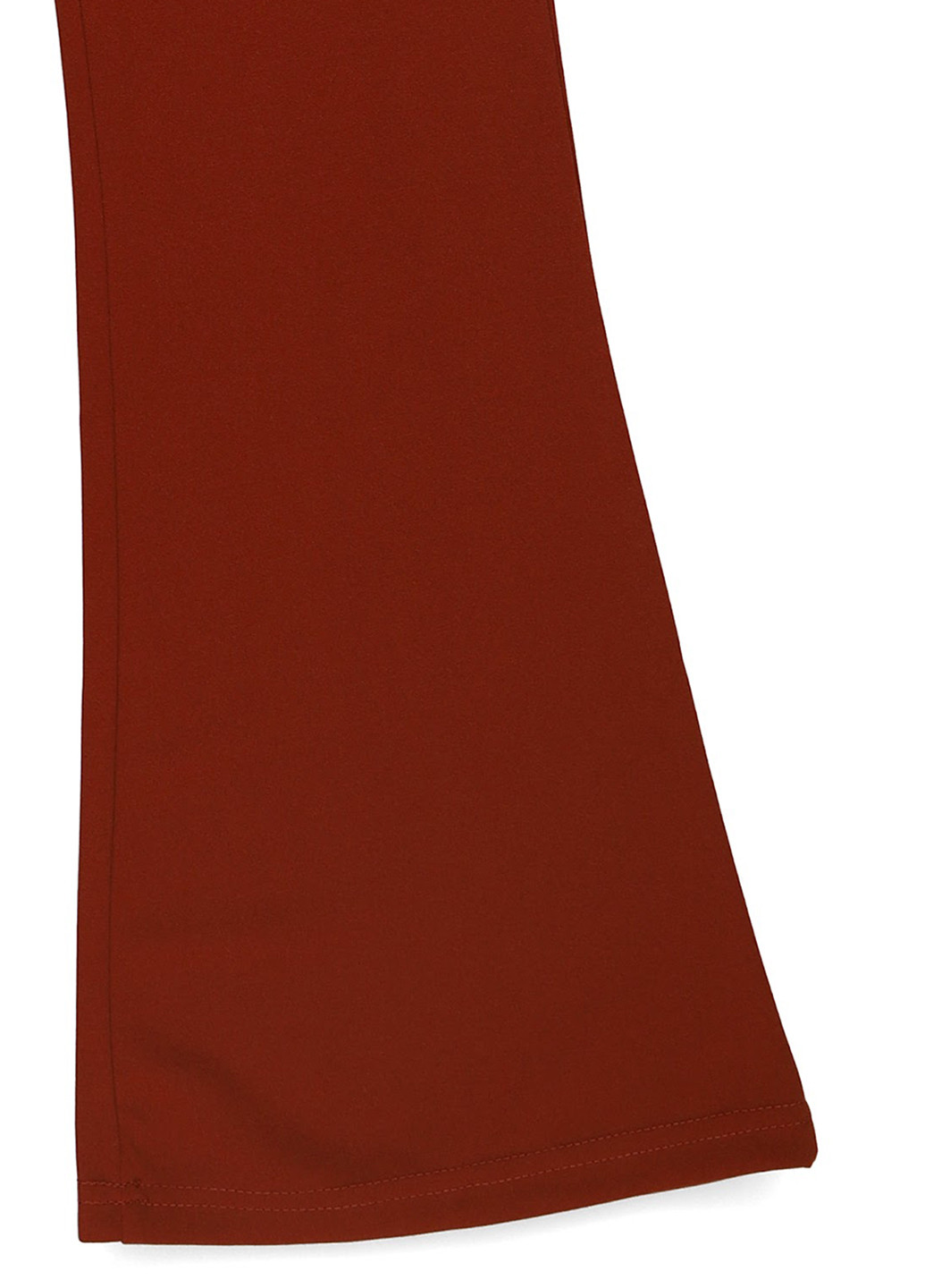 Терракотовые кэжуал летние клеш брюки D-Xel