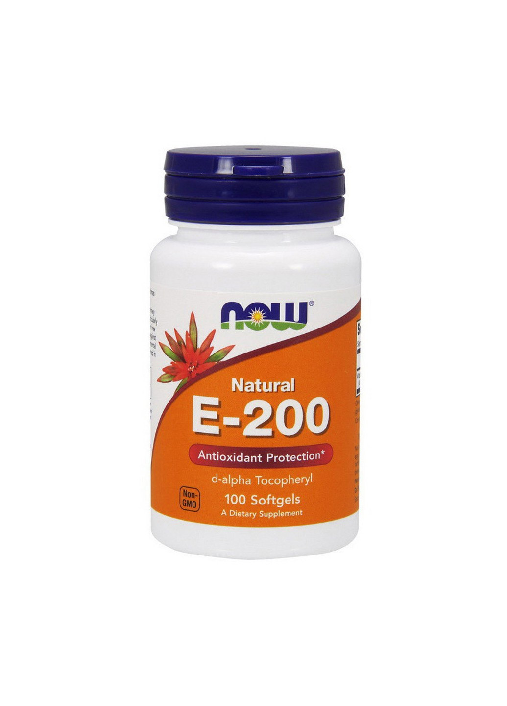Витамин Е E-200 (100 капс) нау фудс Now Foods (255407692)