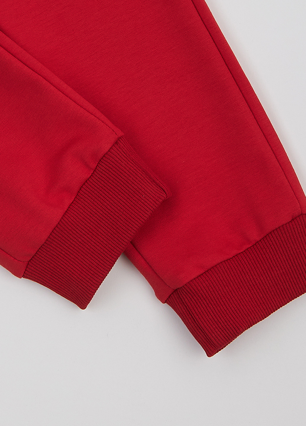 Красные спортивные демисезонные зауженные брюки Garnamama