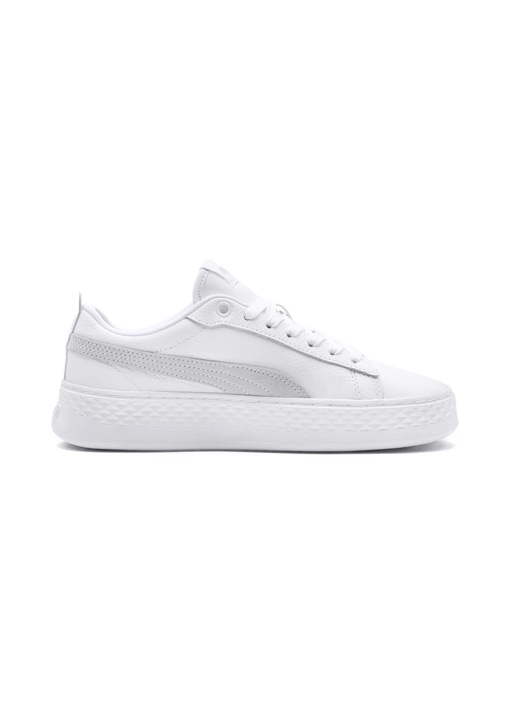 Белые кеды Puma Smash Platform L