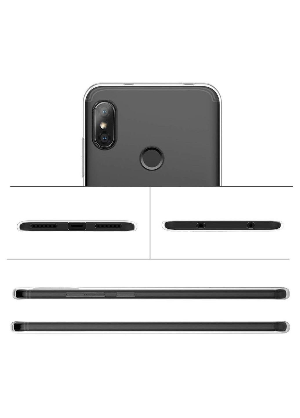 Чехол для мобильного телефона для Xiaomi S2 Clear tpu (Transperent) (LC-S2) Laudtec (252571363)