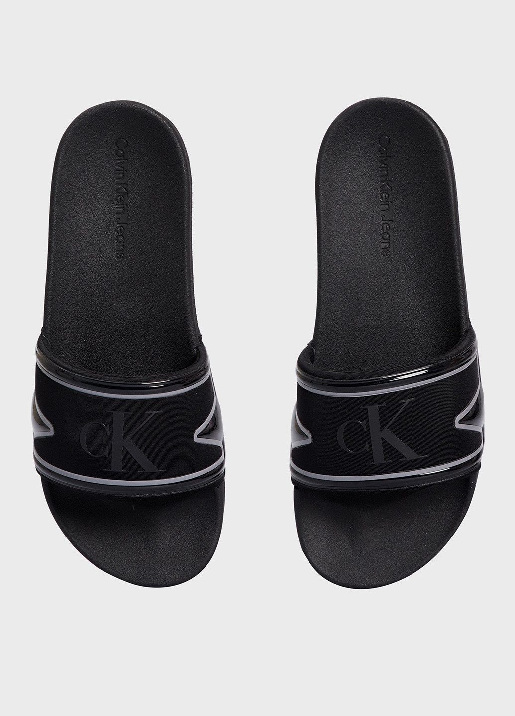 Черные кэжуал шлепанцы Calvin Klein Jeans