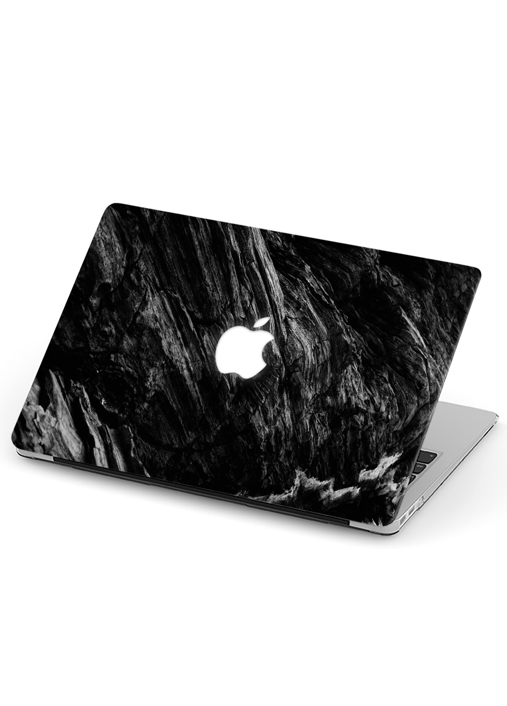 Чехол пластиковый для Apple MacBook Pro 13 A1278 Черные скалы (Black rocks) (6347-2385) MobiPrint (218867510)