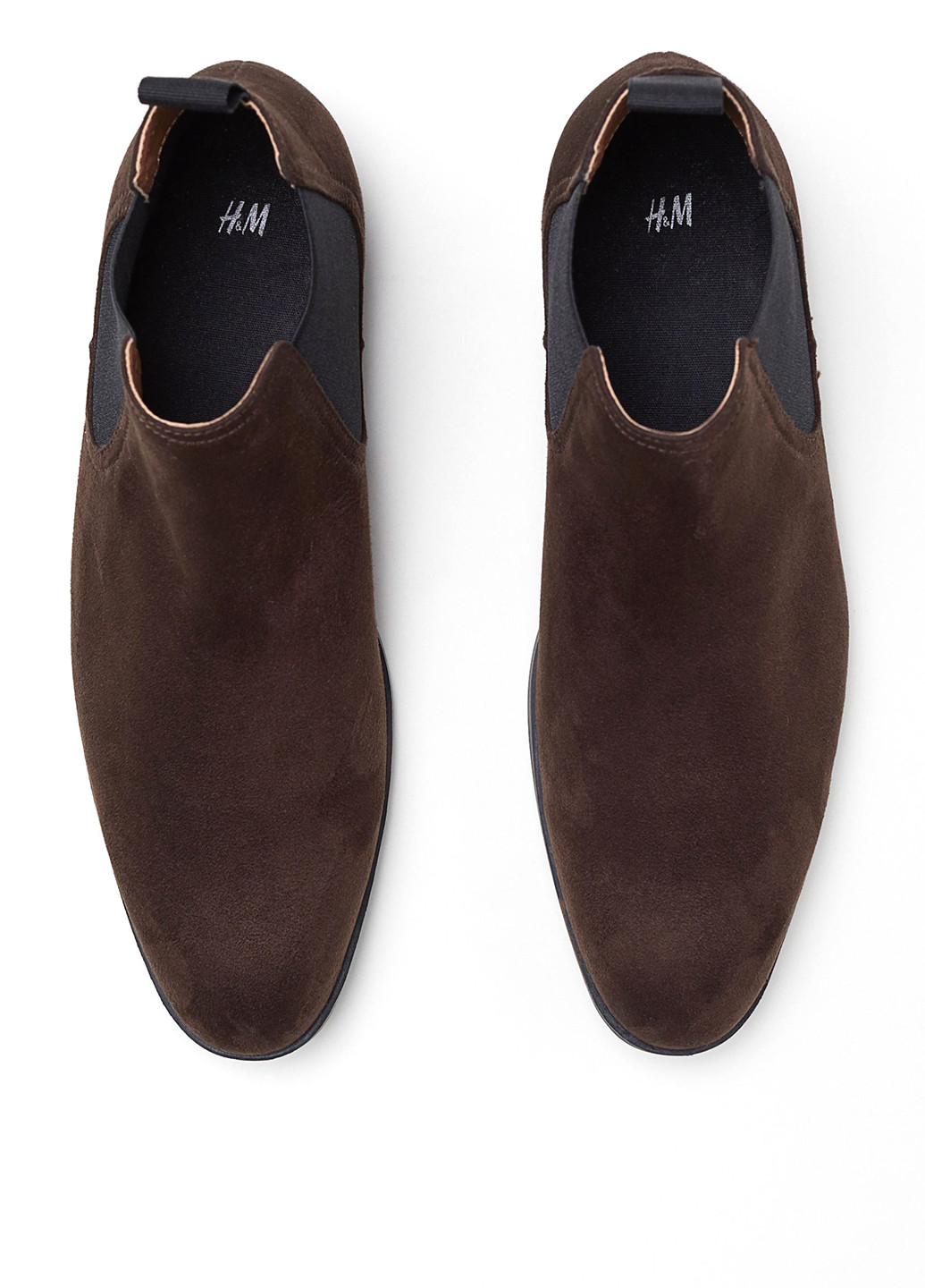 Темно-коричневые осенние ботинки челси H&M
