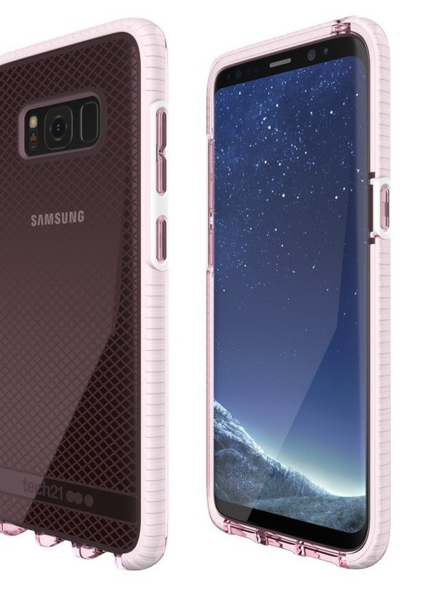 Захисний чохол D3O® Flexshock для Samsung S8 Plus Rose Tint White Tech21 (214658638)