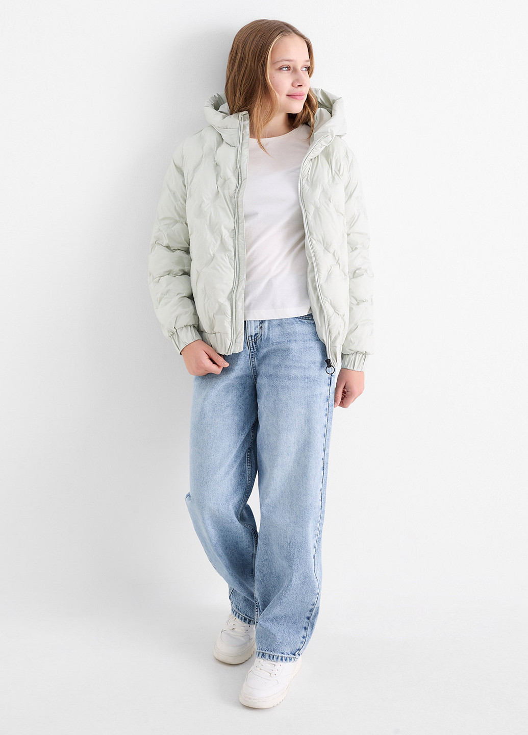 Синие демисезонные мешковатые, бойфренды джинсы C&A