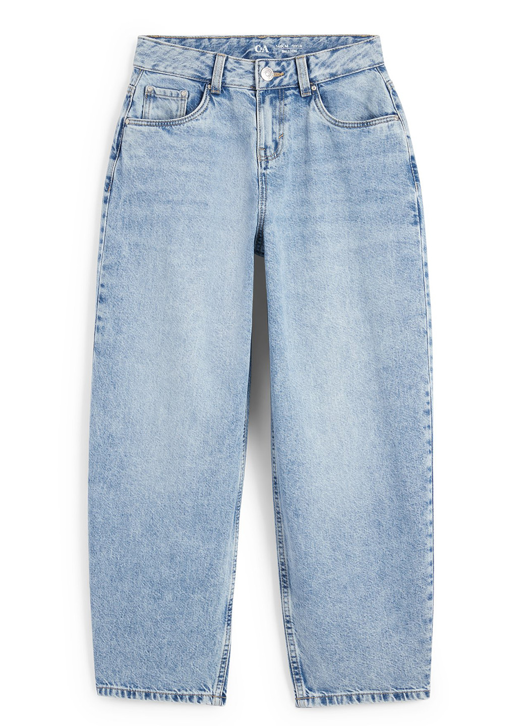 Синие демисезонные мешковатые, бойфренды джинсы C&A