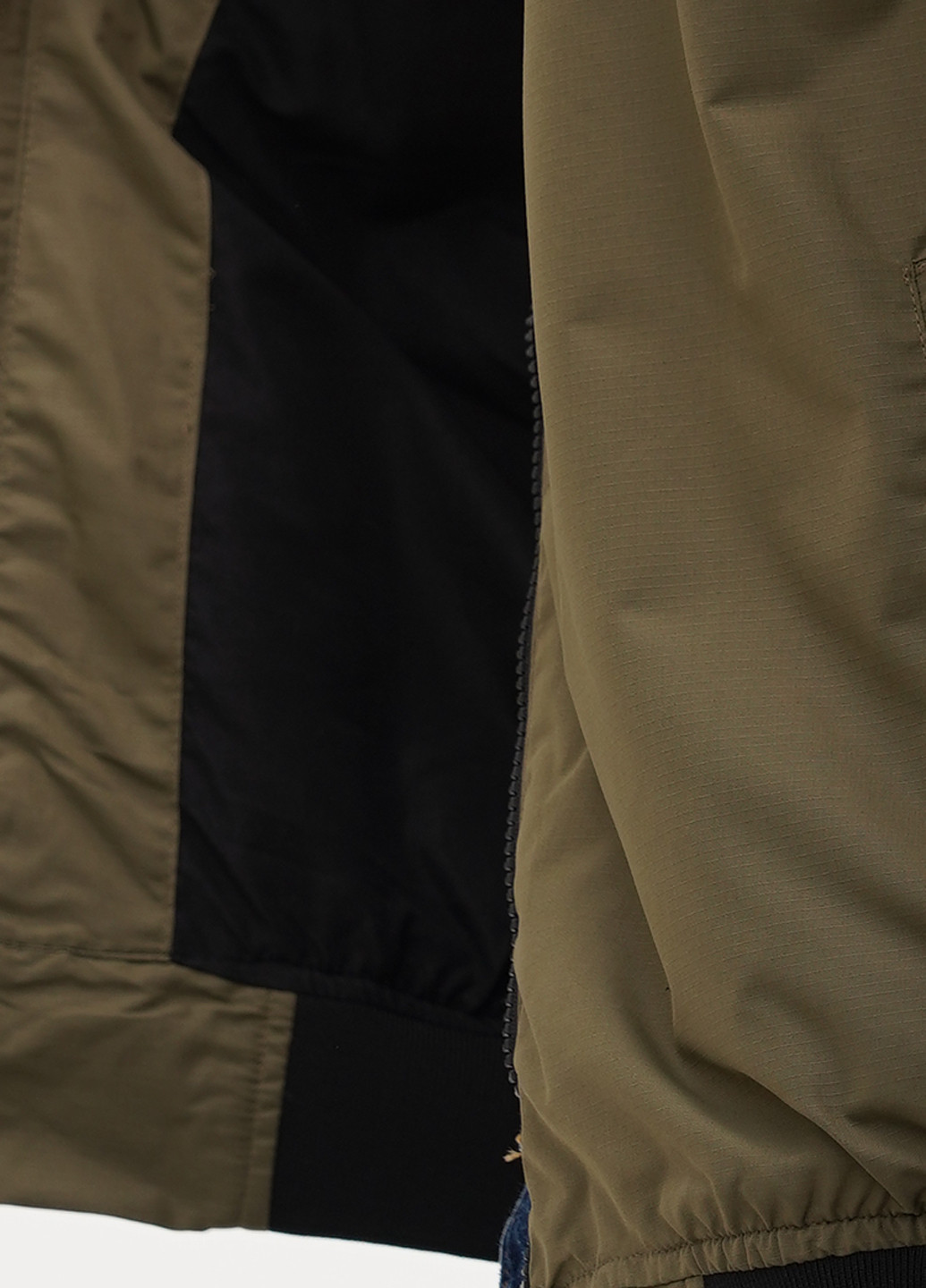Оливковая (хаки) демисезонная куртка Threadbare