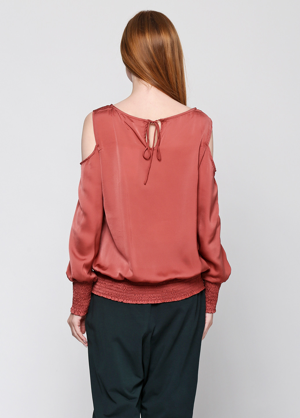 Терракотовая блуза Fransa