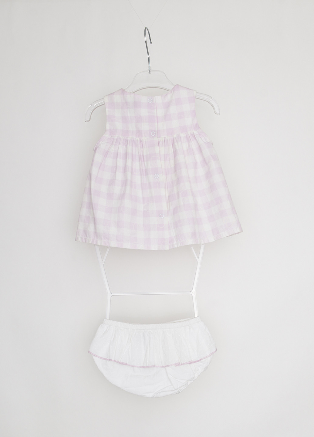 Светло-розовый летний комплект (платье, трусики) Marasil