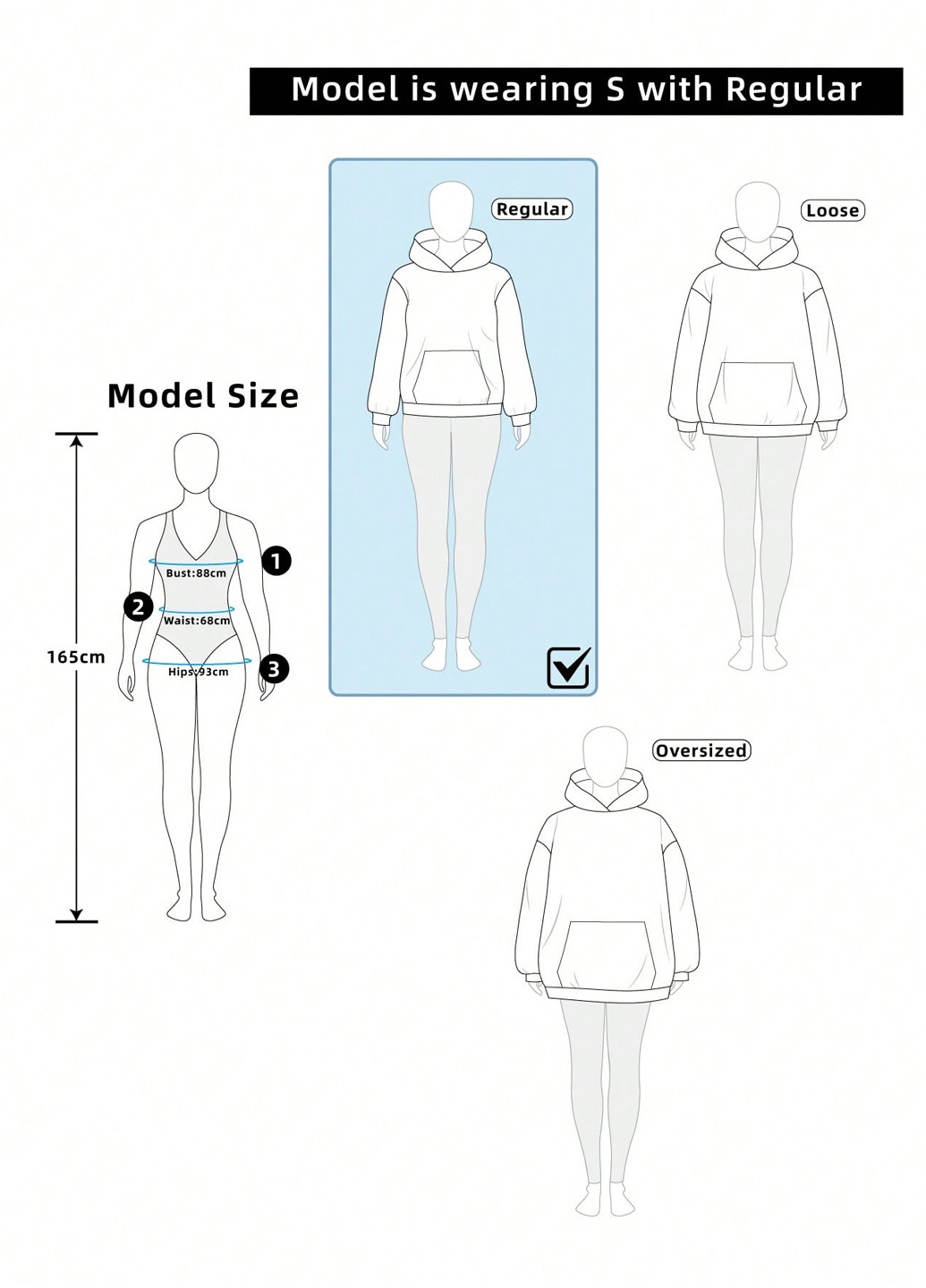 Светло-бежевый свитшот SHEIN однотонный без декора (353313143)