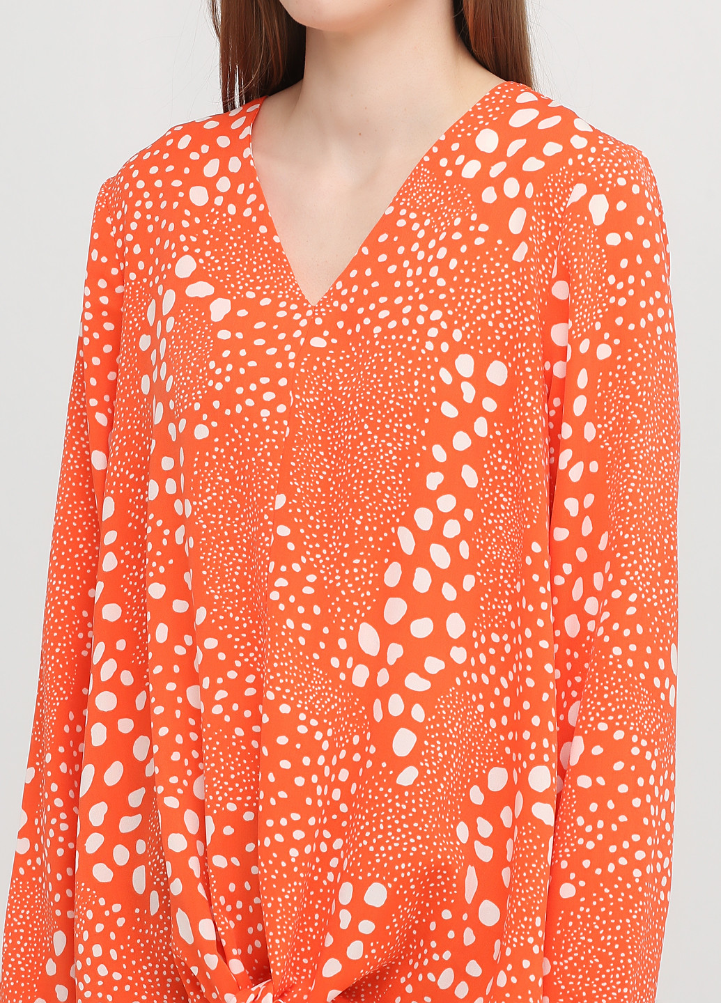 Оранжевая демисезонная блуза Next