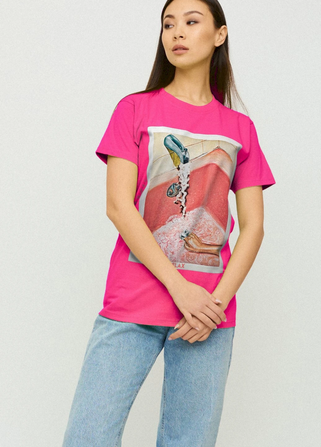 Футболка Boyfriend / air print / YAPPI - (237407613)