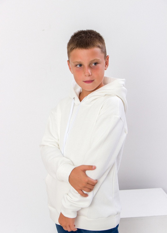 Худі для хлопчика (підлітковий) Носи своє 6338 молочні повсякденні