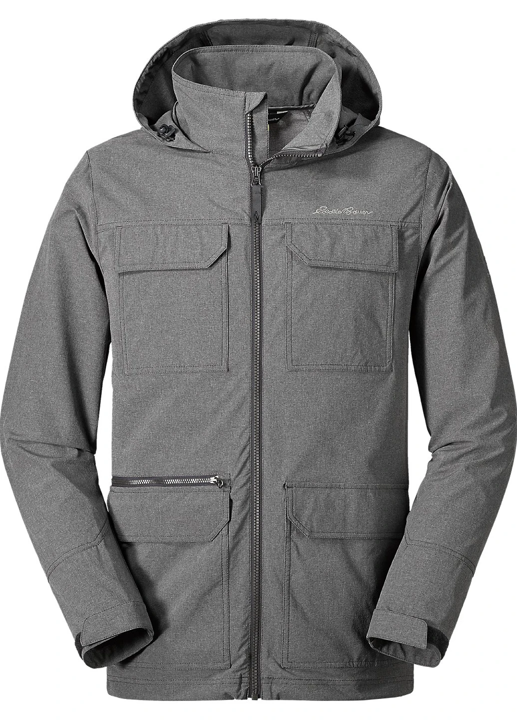 Темно-серая демисезонная куртка Eddie Bauer