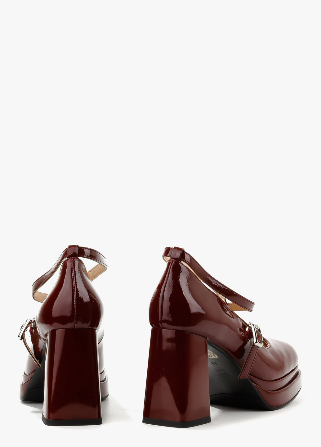 Le'BERDES Туфлі мері джейн бордовий з натуральна шкіра, україна — демісезон (322646297)