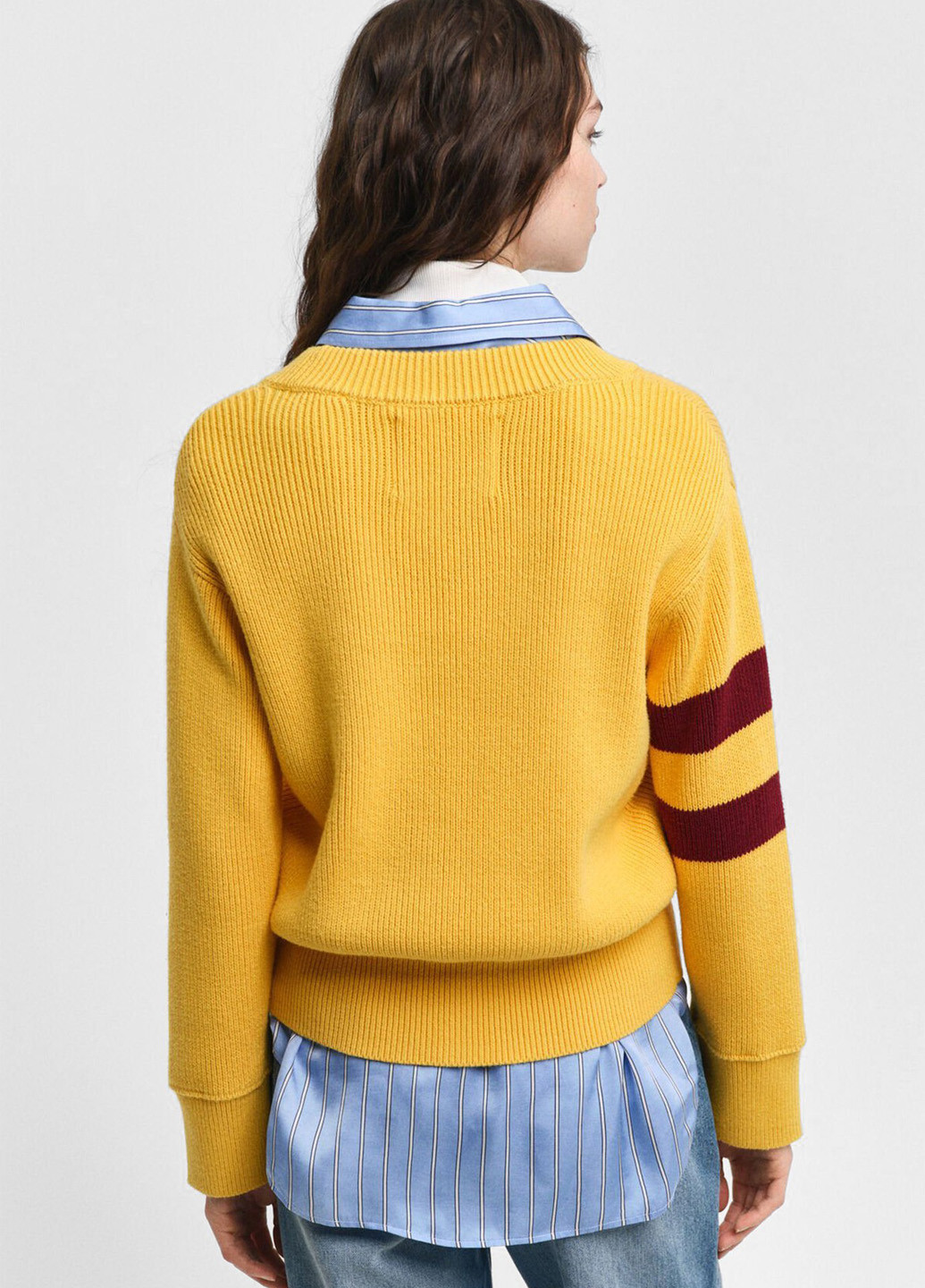 Жовтий зимовий пуловер пуловер Gant