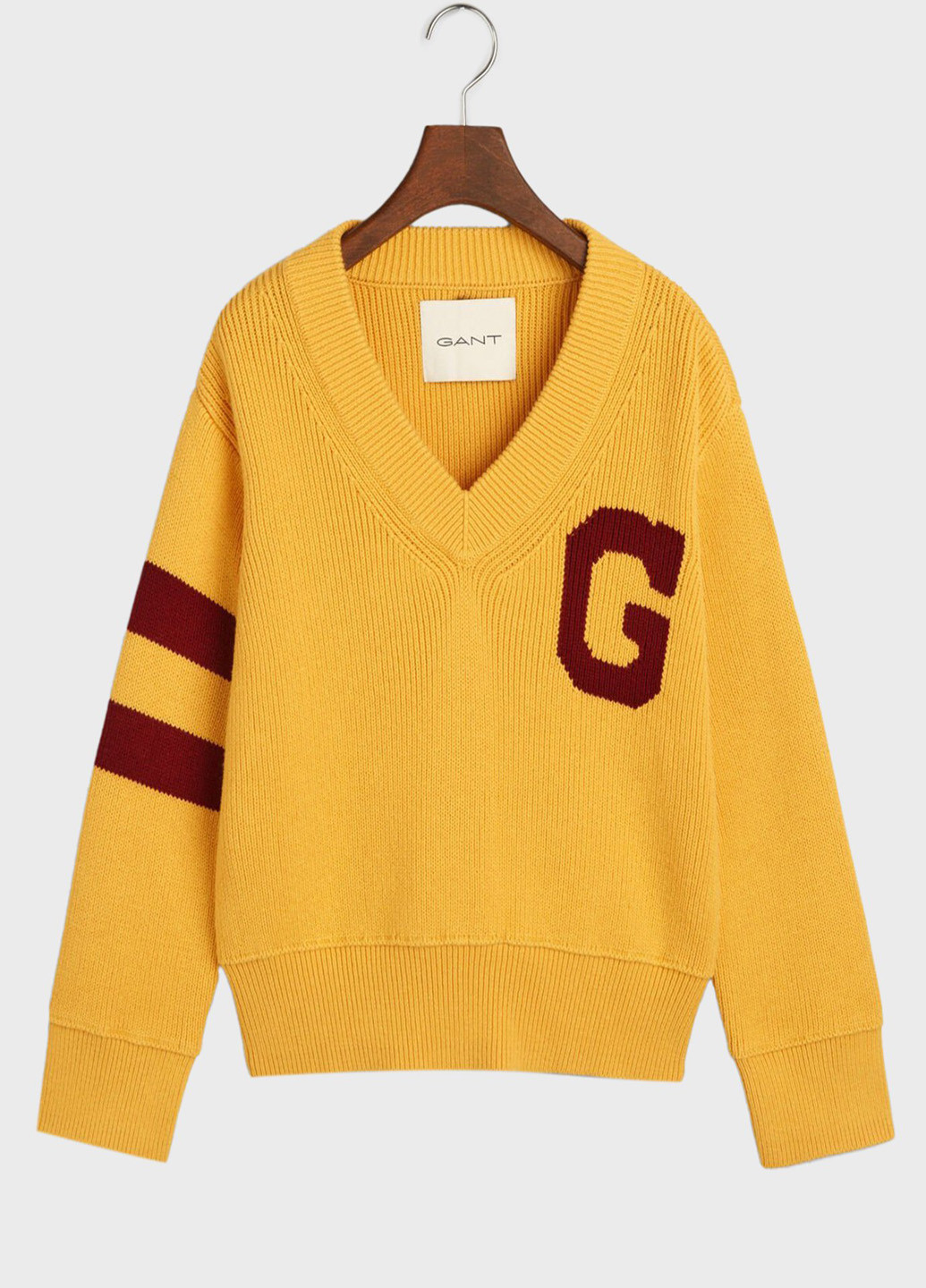 Жовтий зимовий пуловер пуловер Gant