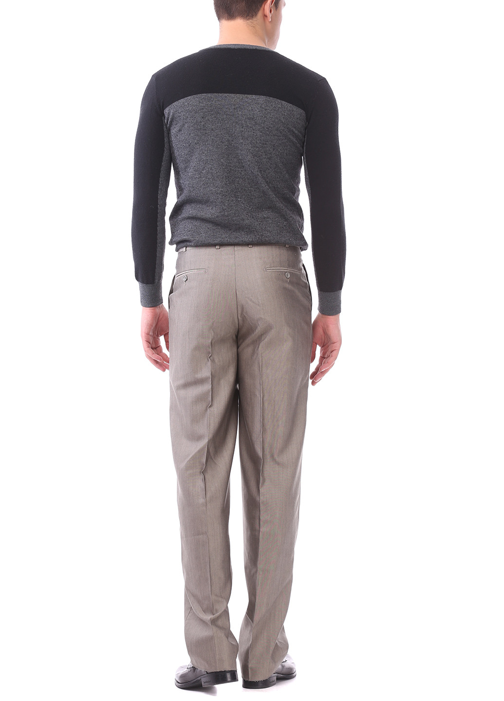 Серые классические демисезонные прямые брюки Pierre Cardin