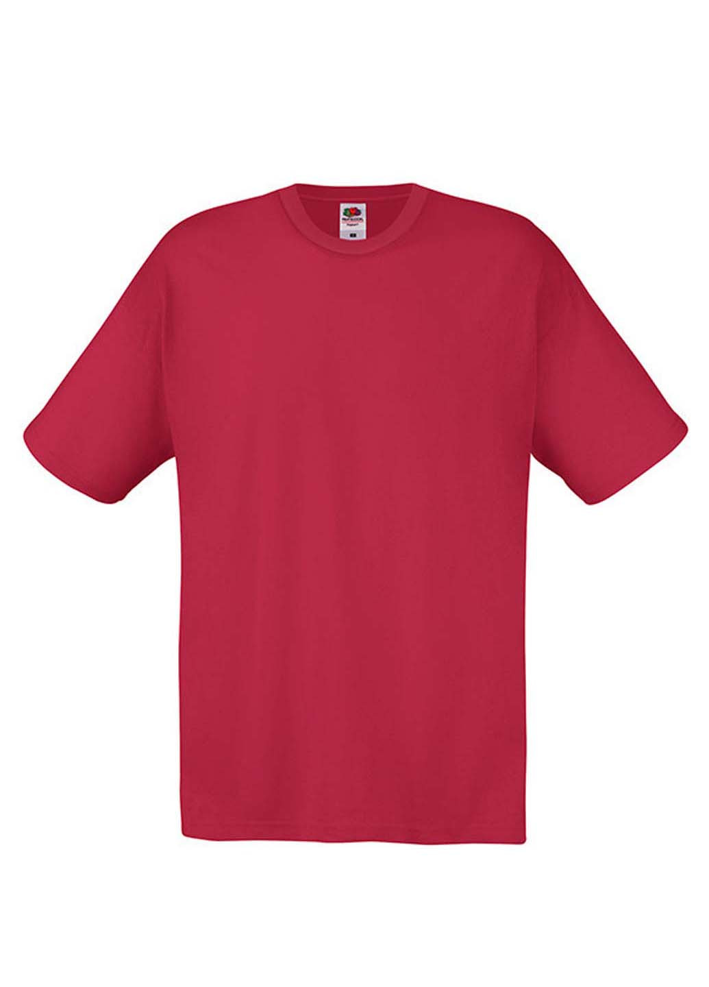 Красная футболка Fruit of the Loom Original T