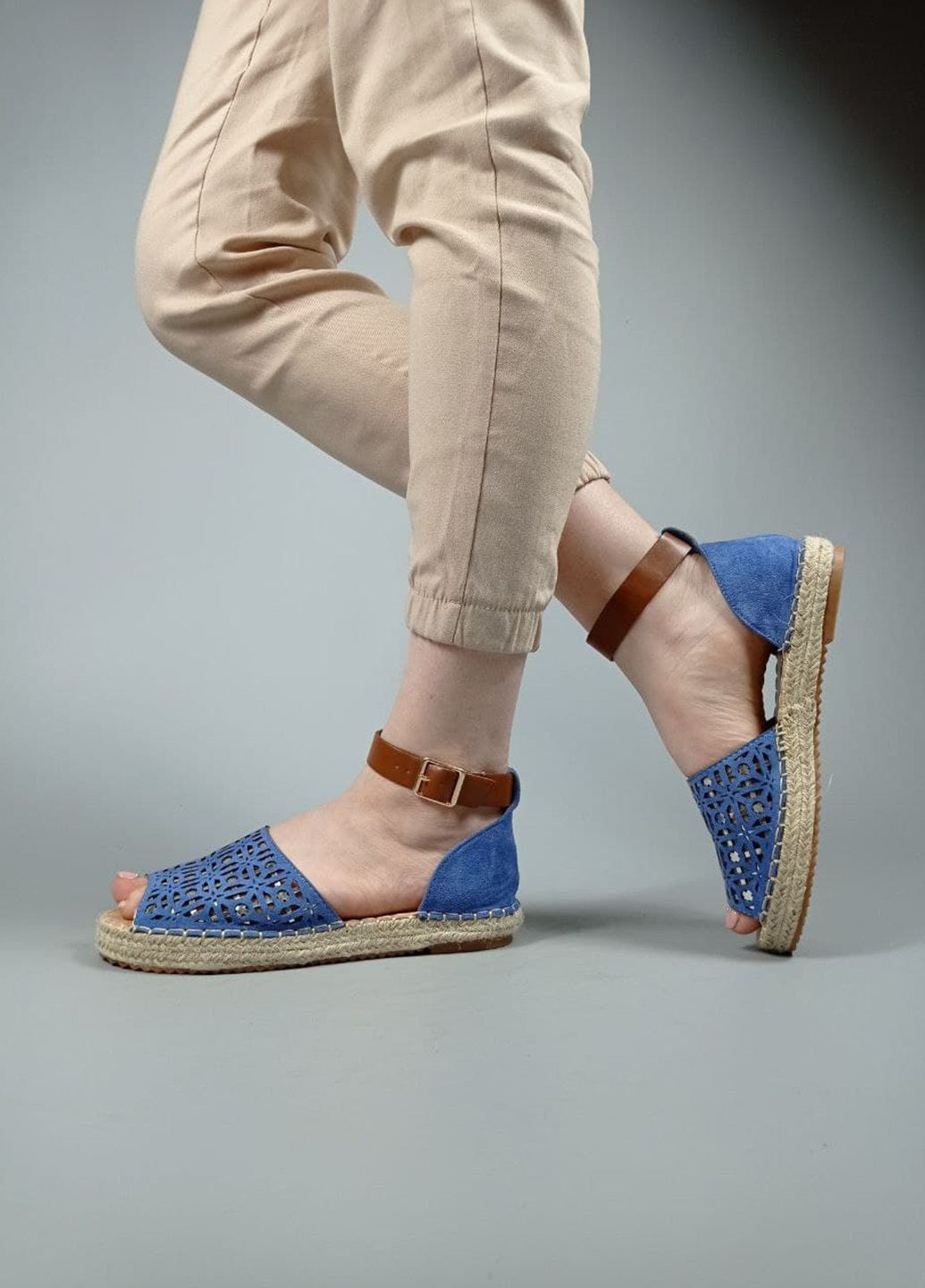 Синие эспадрильи Kamengsi однотонный (226956004)