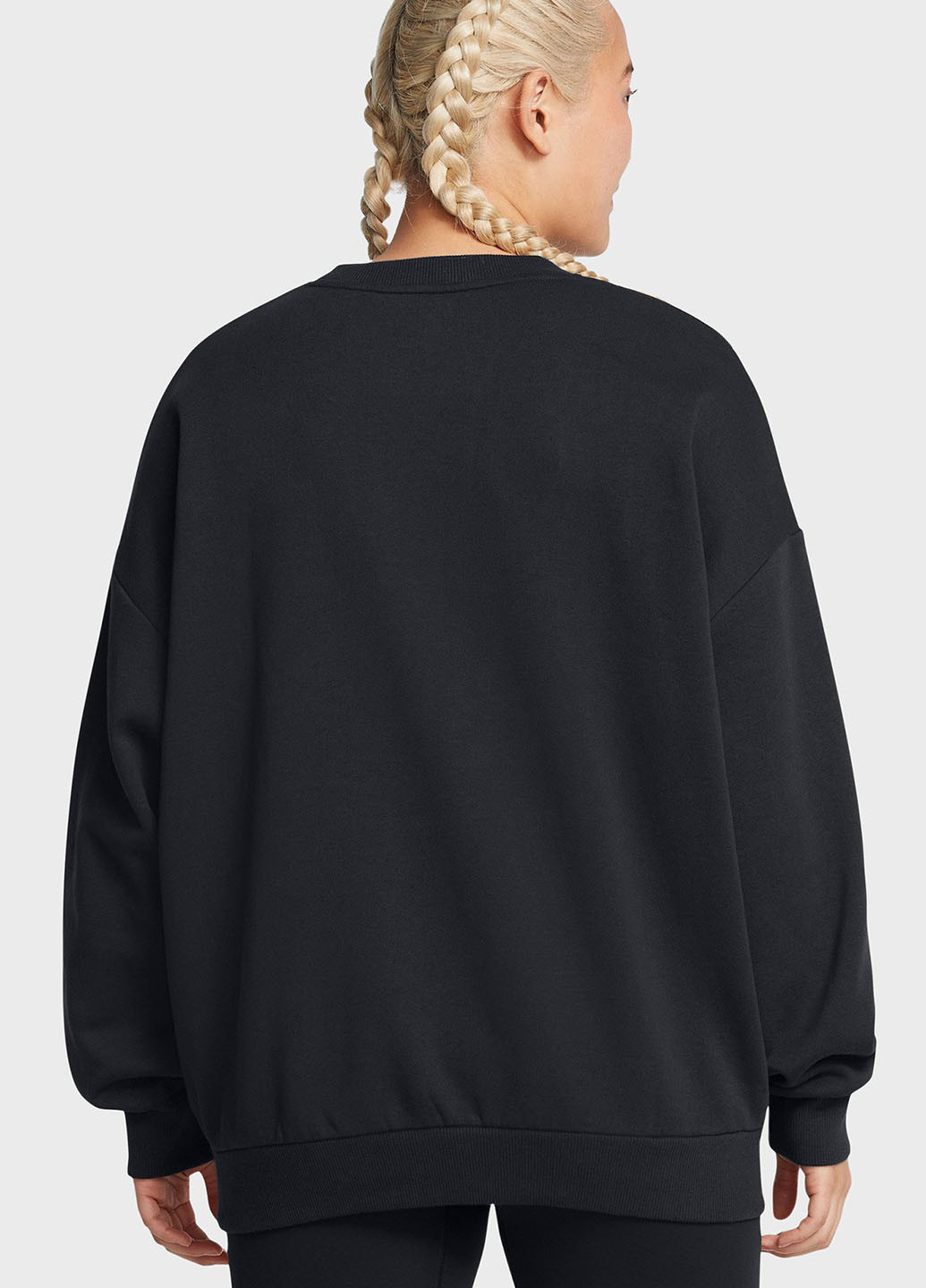 Черный свитшот Under Armour логотип без декора (361230560)