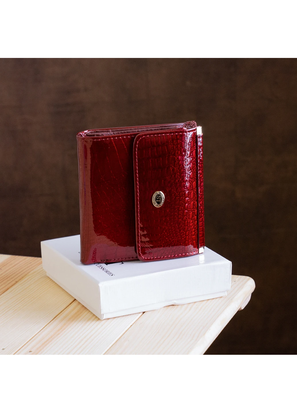 Жіночий шкіряний гаманець 9,5х10,5 см st leather (252133085)