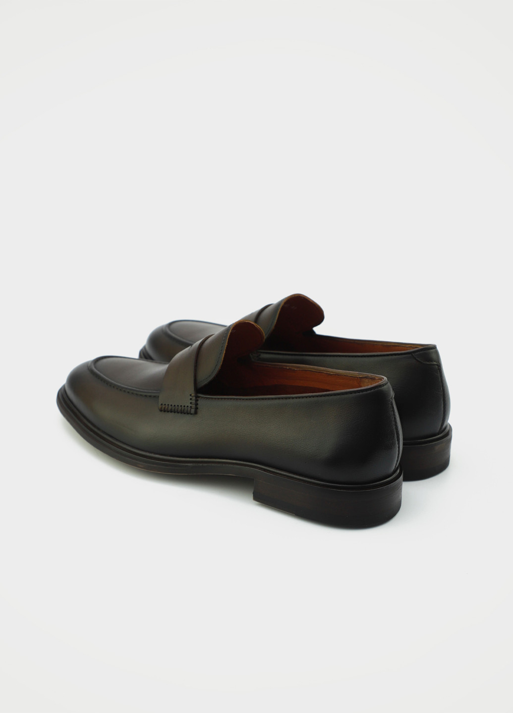 Коричневые кэжуал туфли Respect без шнурков