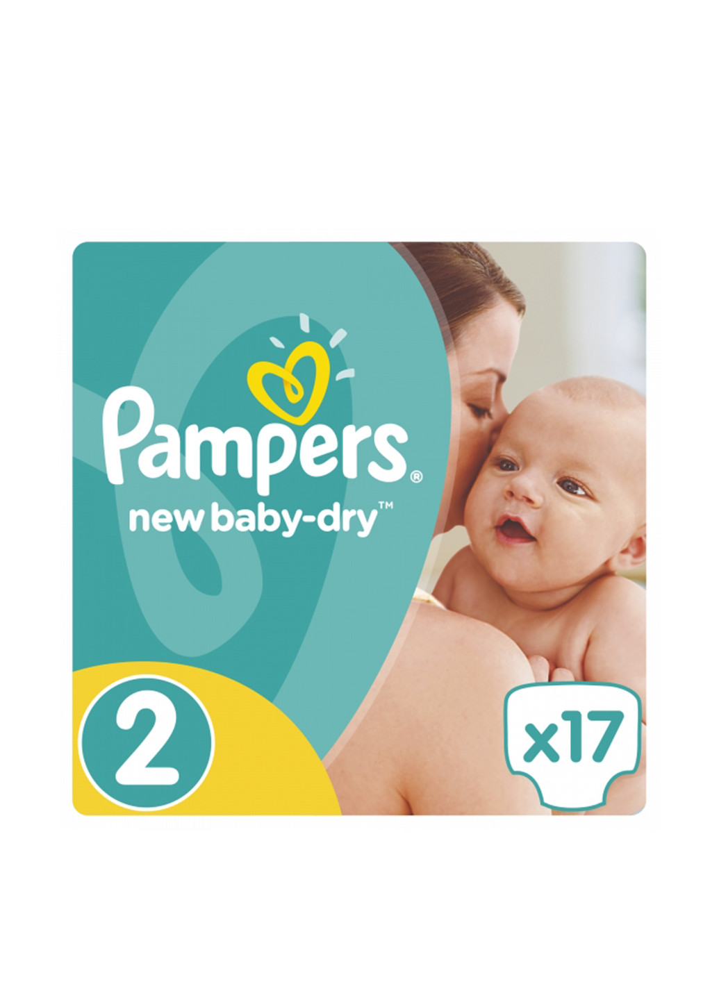 Подгузники New Baby-Dry Mini 2 (3-6 кг), (17 шт.) Pampers (130948325)