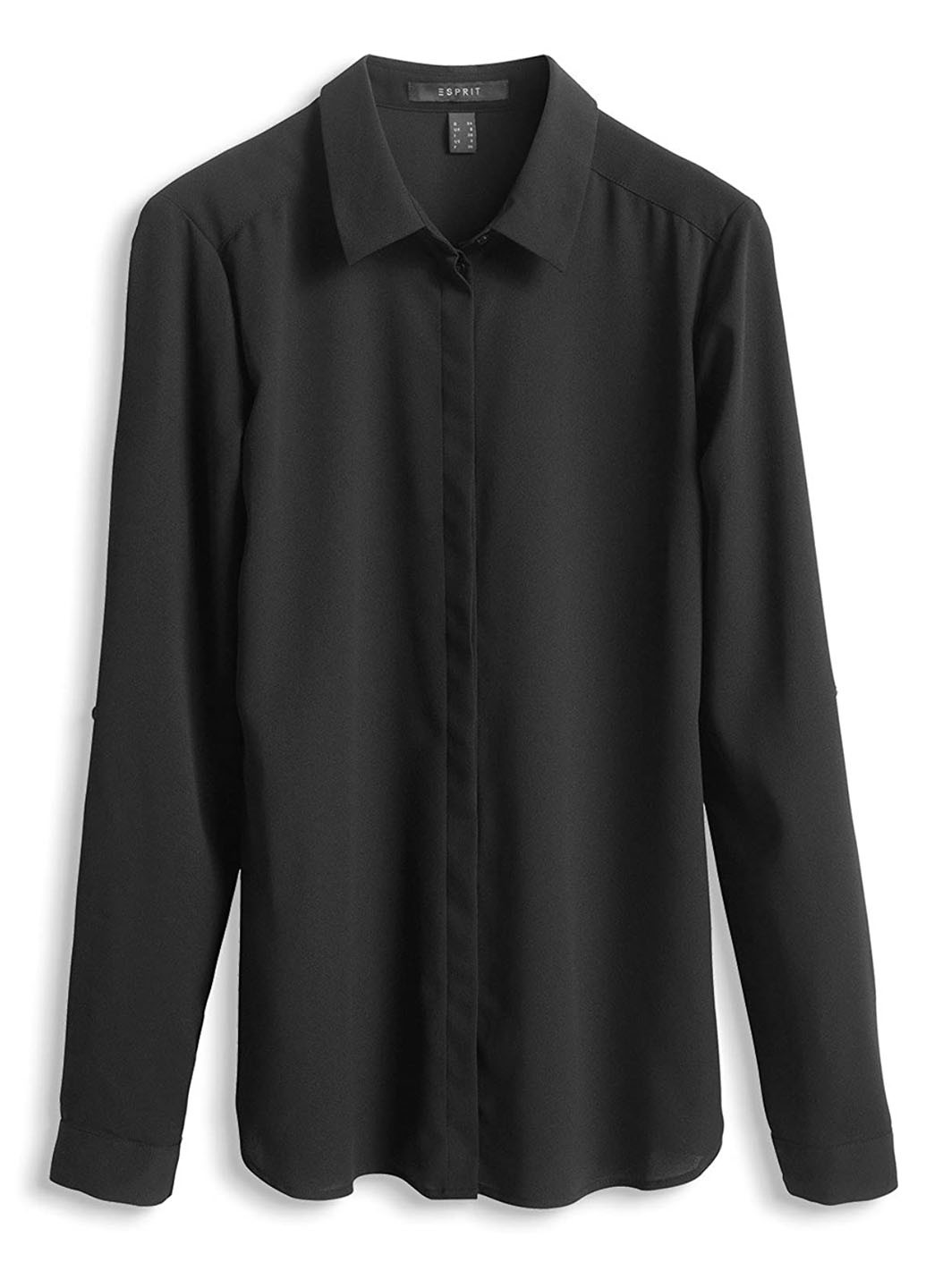 Черная демисезонная блуза Esprit