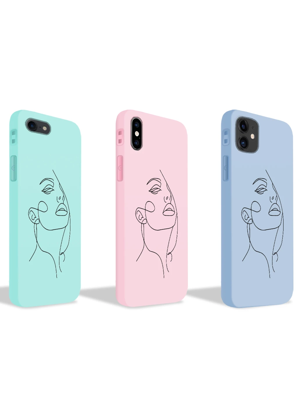 Чохол силіконовий Apple Iphone 11 Pro Max Контурний мінімалізм (Contour minimalism) (9232-1359) MobiPrint (219777987)