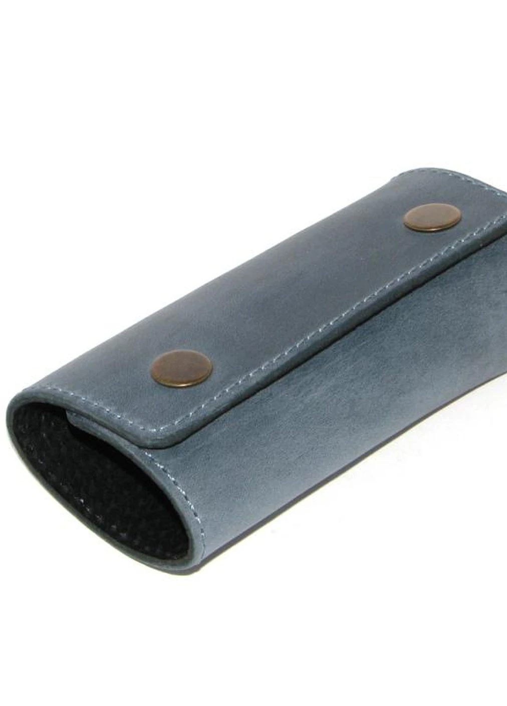 Подарочный набор №11 (ключница + обложка на права, ID паспорт) голубой DNK Leather (253942829)